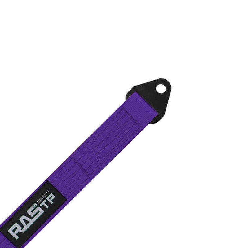 RASTP Limit Strap, Premium Quad Wrap Limit Strap Car Hauler Axle Straps Truck Wrecker Wheel Tie Down Strap with 10,000 Lb Webbing Strength (16 Inch, Purple) - Image 4
